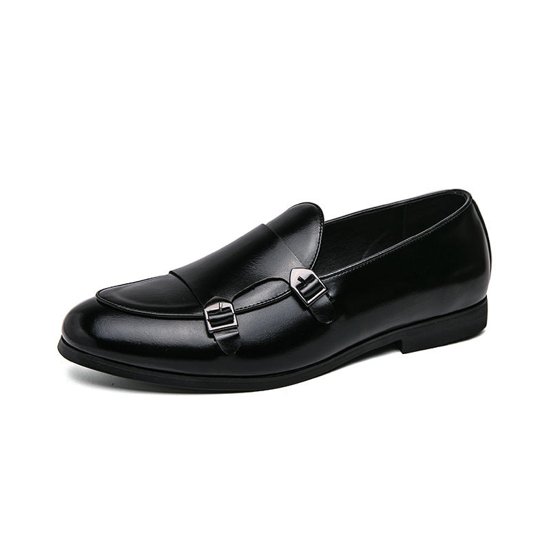 Chaussures Homme Cuir Double Boucle - Style Automne Élégant - SADJÉ