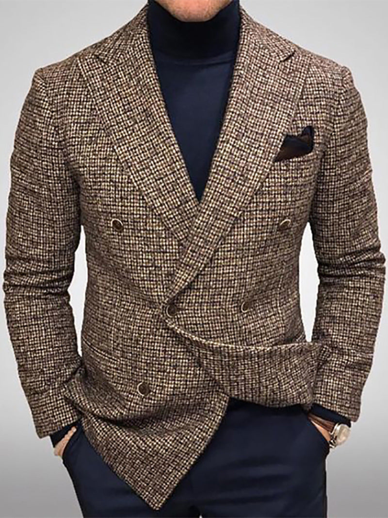 Veste de Costume Homme Décontractée - Blazer Ample Coupe Simple Élégante - SADJÉ