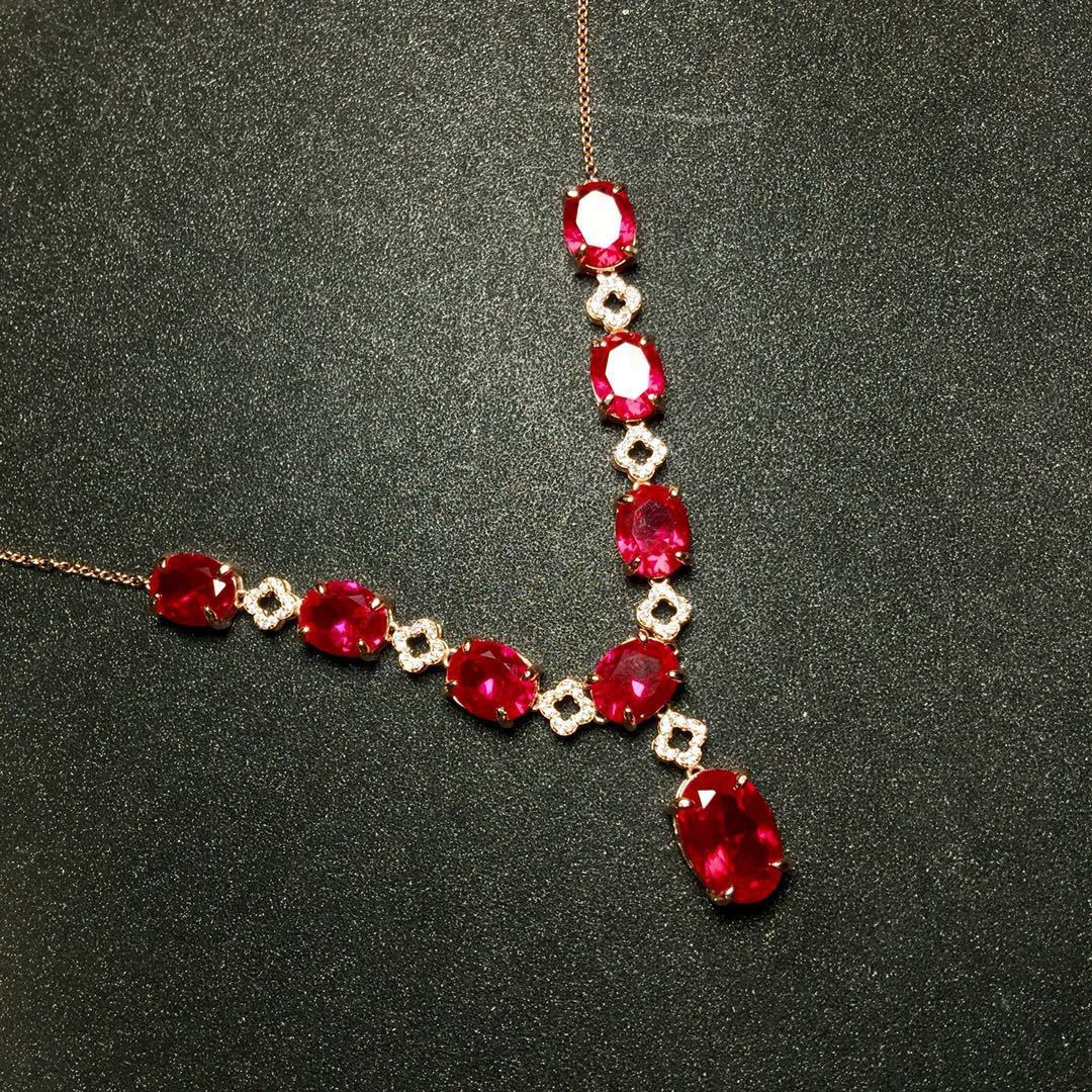 Parure Bijoux Argent - Corindon Rouge et Améthyste - SADJÉ