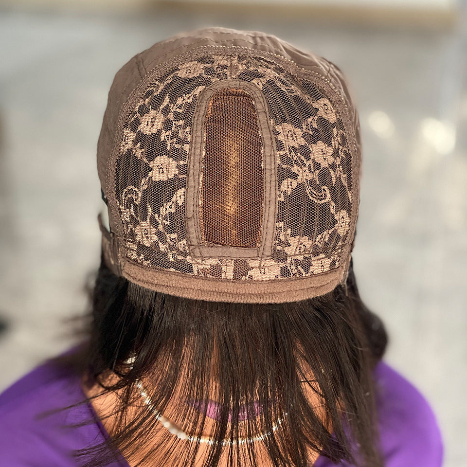 Perruque Bob Cheveux Naturels Humains - Lace Wig 10 Pouces - SADJÉ