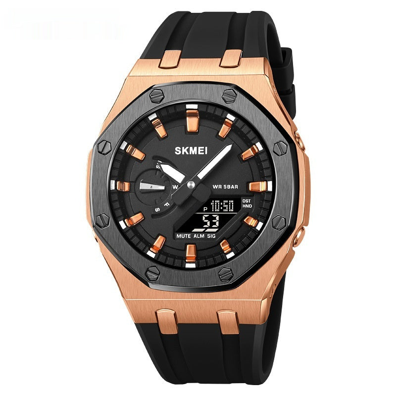 Montre Sport Électronique Étanche 100g - LED Lumineuse Multifonction 5 Alarmes SADJÉ - SADJÉ