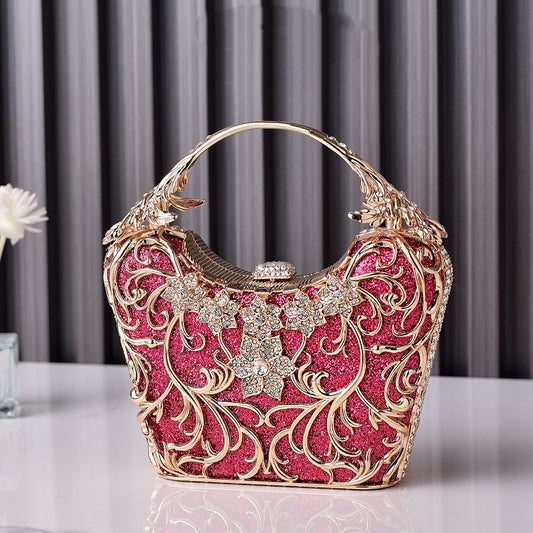 Pochette Soirée Ajourée Brillante - Sac Banquet 520g - SADJÉ