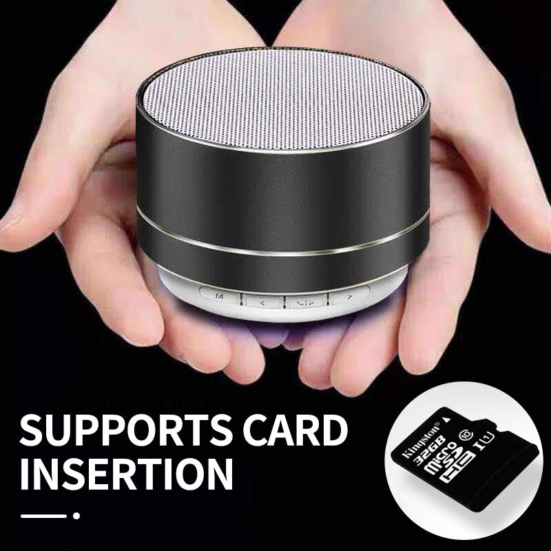 Enceinte Bluetooth A10 Portable - Mini Haut-Parleur Sans Fil avec Subwoofer et Carte TF - SADJÉ