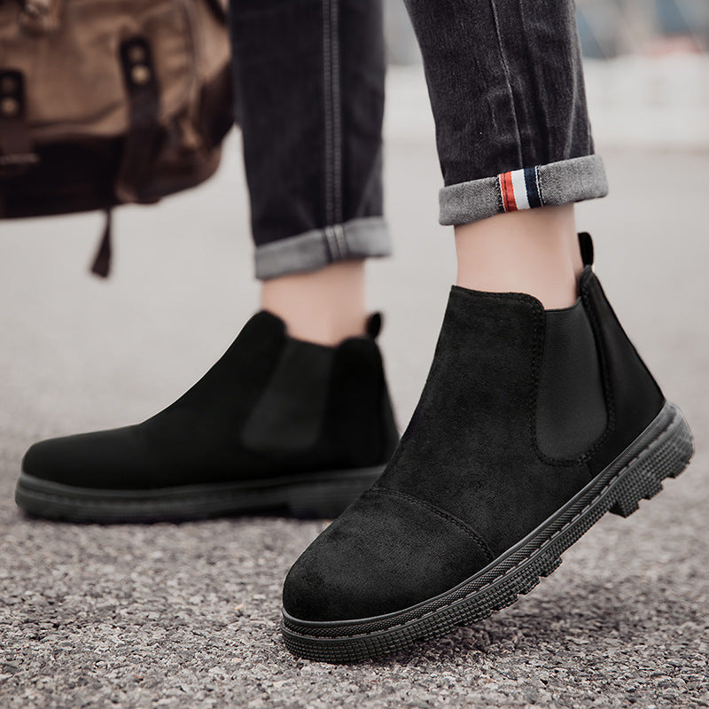 Boots Homme Slip-On Rétro - Bottines Sans Lacets Style Vintage - SADJÉ