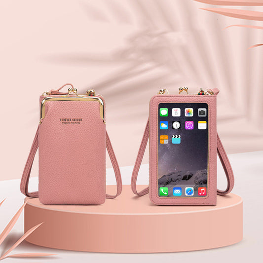 Pochette Portefeuille 2-en-1 Femme PU - Multifonction 200g - SADJÉ