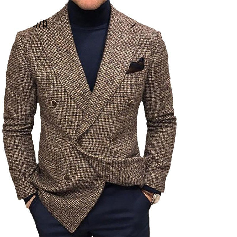 Veste de Costume Homme Décontractée - Blazer Ample Coupe Simple Élégante - SADJÉ