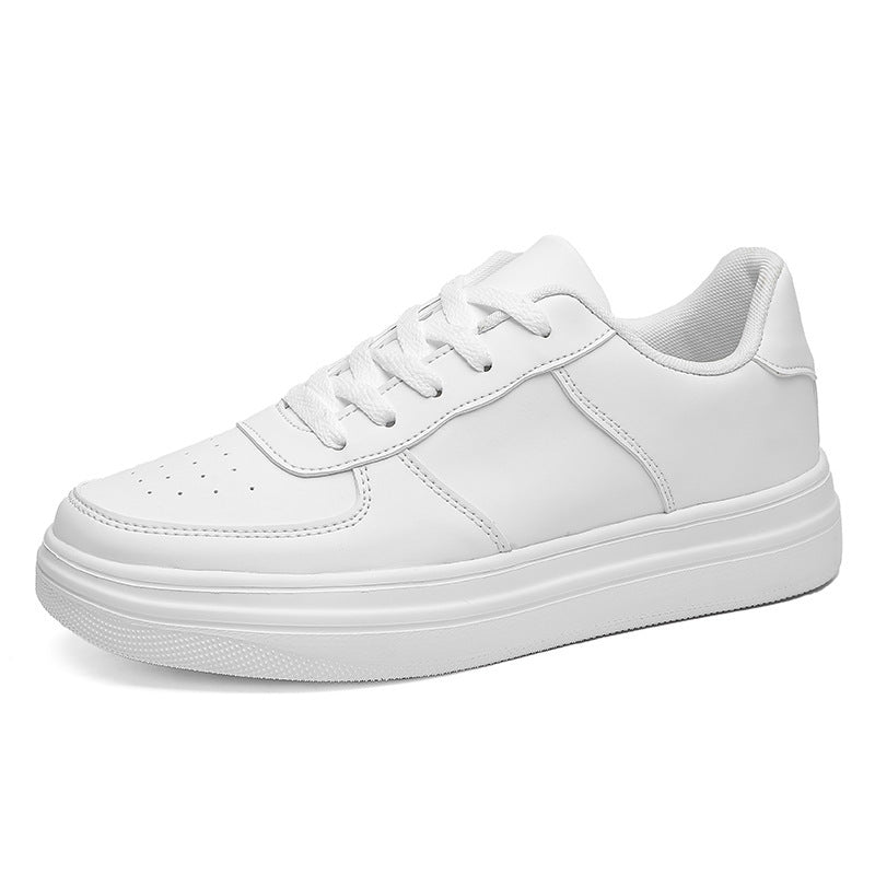 Baskets Homme Plateforme Blanches - Grande Taille Printemps Été - SADJÉ