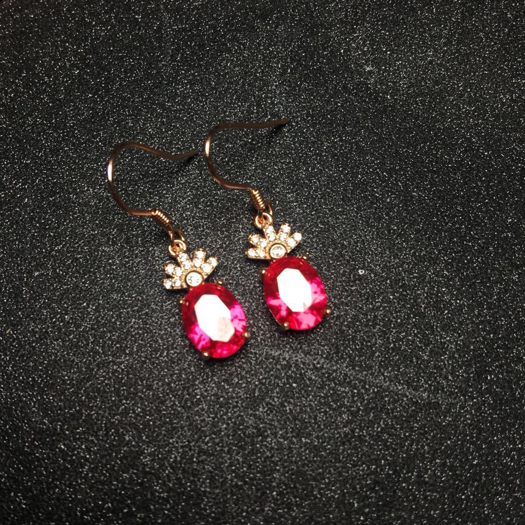 Parure Bijoux Argent - Corindon Rouge et Améthyste - SADJÉ