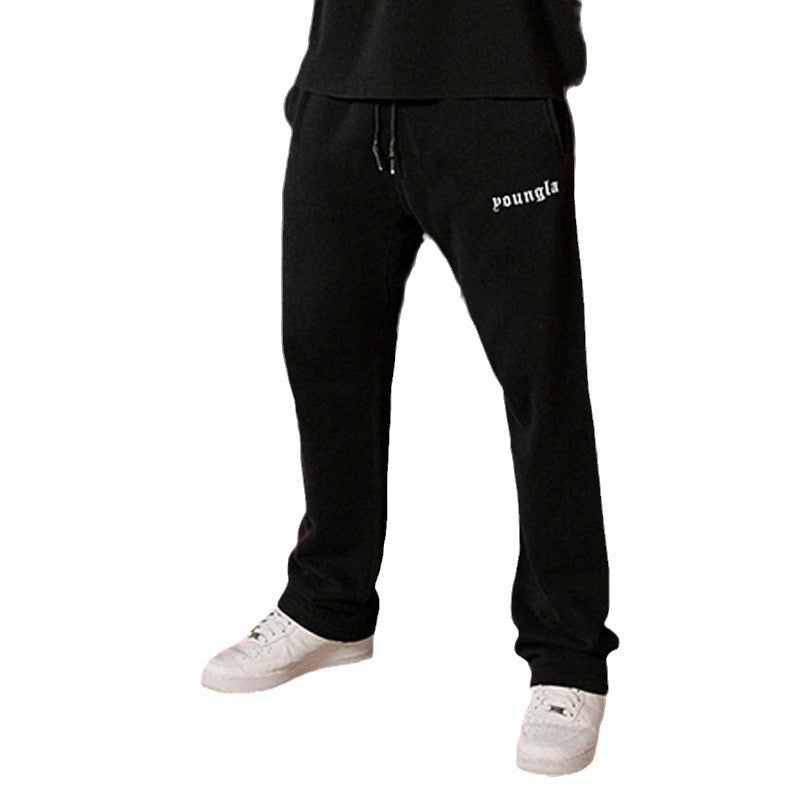 Pantalon Sport Homme Coton - Jogging Large Droit Fitness - SADJÉ