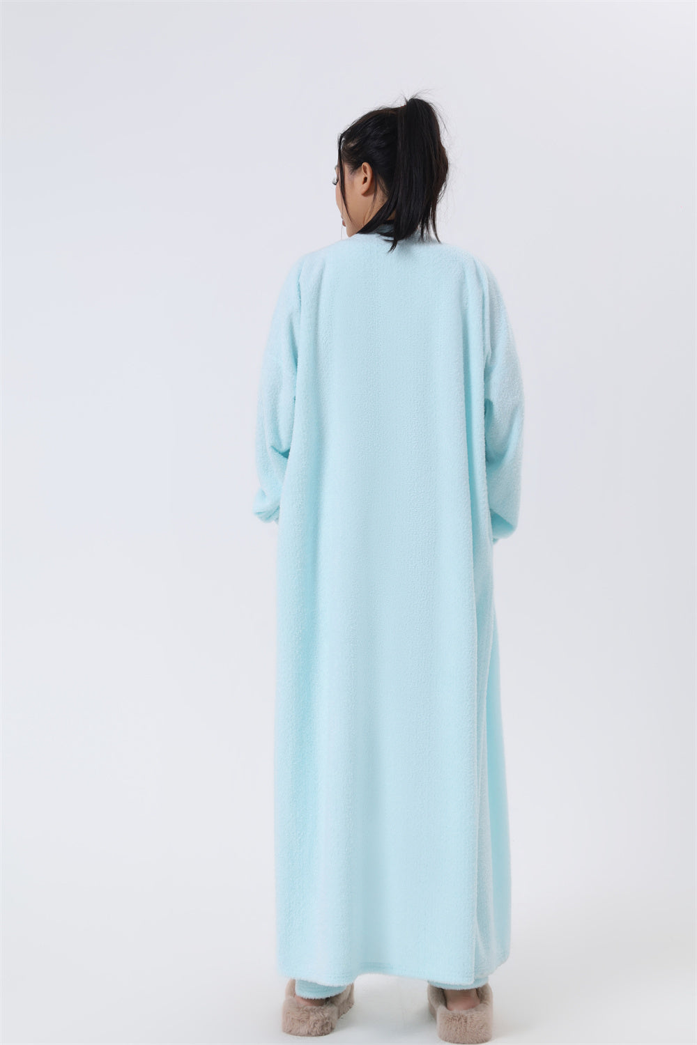 Ensemble Pyjama 3 Pièces Femme Hiver - Loungewear Doux et Moelleux avec Cardigan - SADJÉ