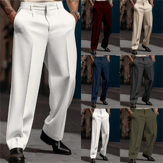 Pantalon Costume Homme Respirant - Droit Poches Diagonales - SADJÉ