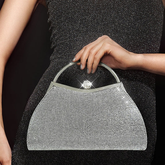 Sac à Main Femme Polyester 620g - Détails Décoratifs 23x18cm - SADJÉ