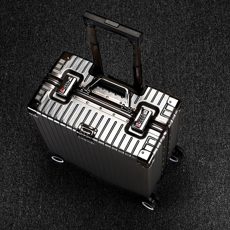 Valise Cabine Aluminium Rigide 18-20 Pouces - Roulettes TSA - SADJÉ